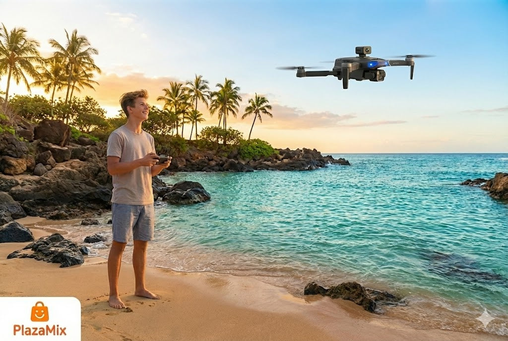 Dron doble cámara 4K