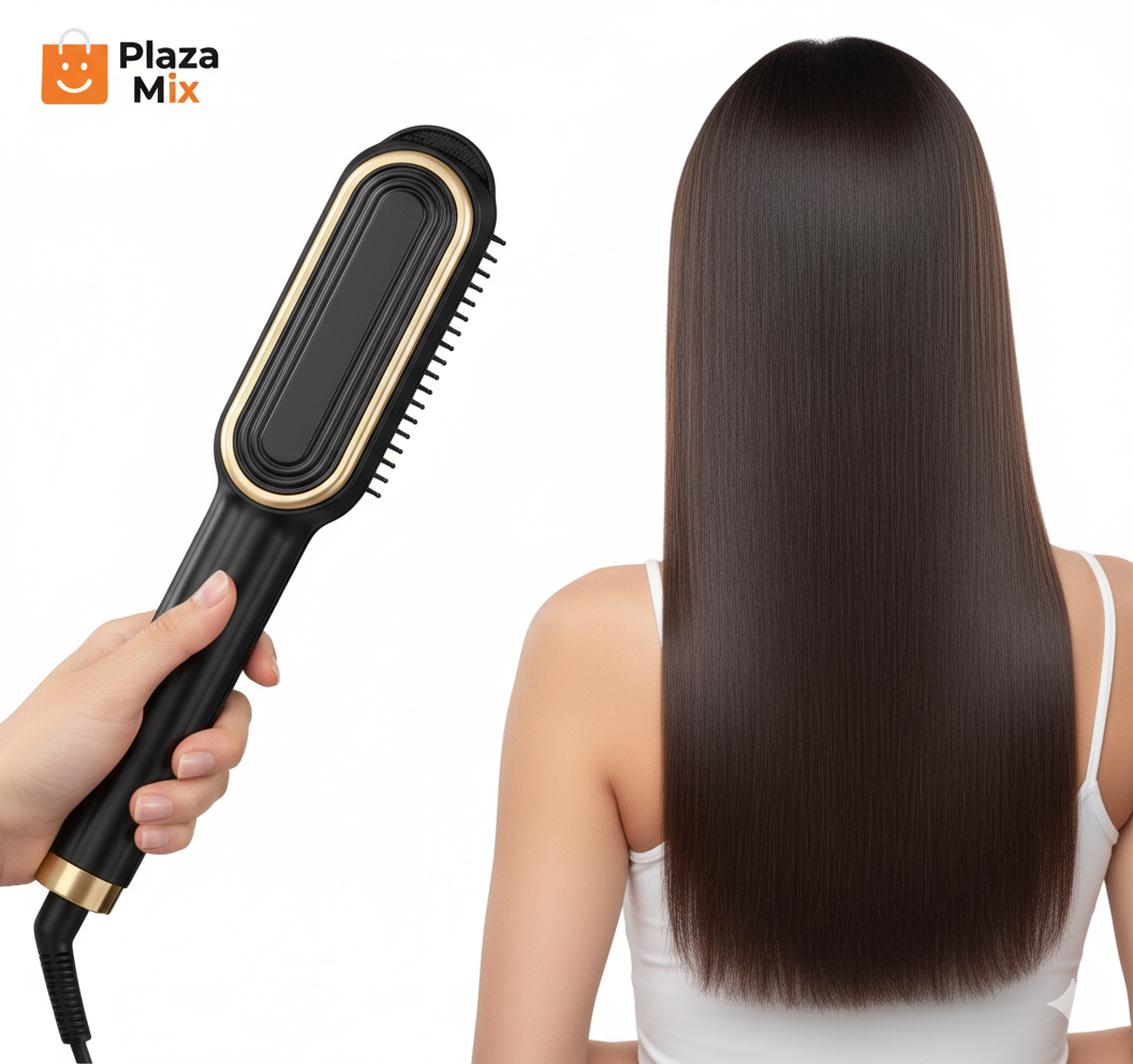 Cepillo Alisador Profesional 31 Niveles iones Negativos | Pantalla Digital | Bivolt